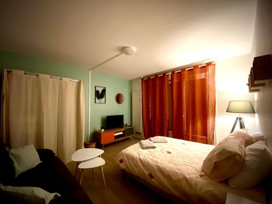 T2 Cosy Proche Hopital + Parking Gratuit Sur Place Auxerre Eksteriør billede