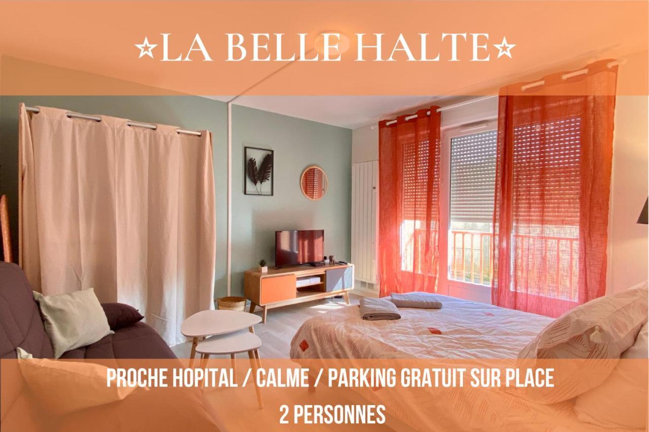 T2 Cosy Proche Hopital + Parking Gratuit Sur Place Auxerre Eksteriør billede